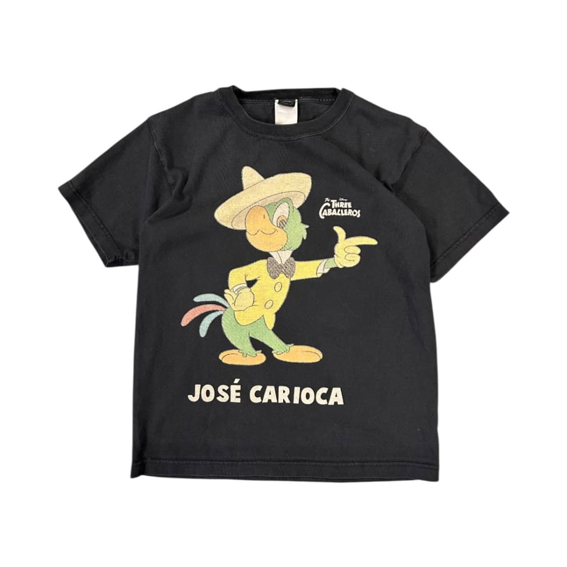 S) 디즈니 JPN 블랙 호세 카리오카 프린트 반팔티 T-107 상품이미지1