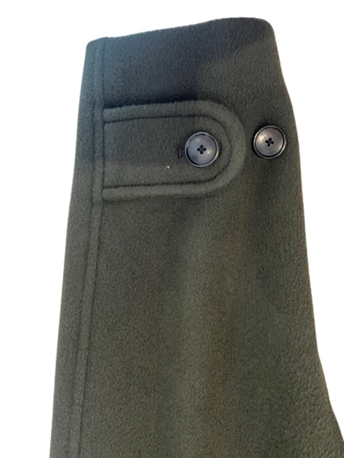 일꼬르소 히든 버튼 후드 코트 올리브 상품이미지6