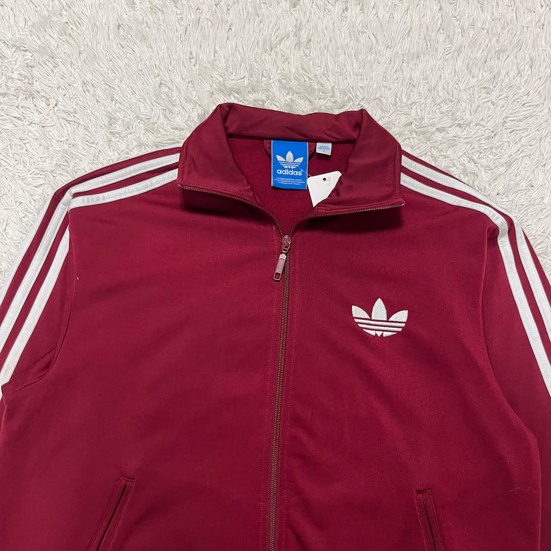Adidas burgundy firebird jersey 상품이미지5