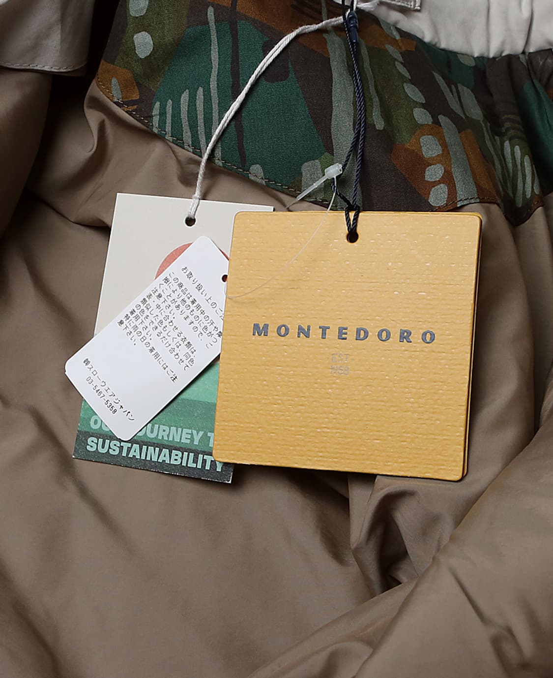 몬테도로 [Montedoro] 라이트 그레이 M-65 타입 다운 자켓 상품이미지9