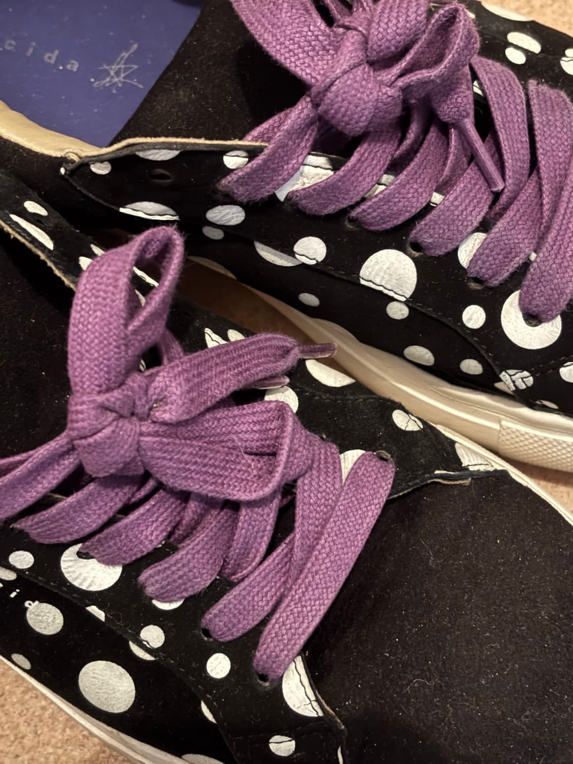 일본빈티지 도트 스니커즈 운동화 230 상품이미지4