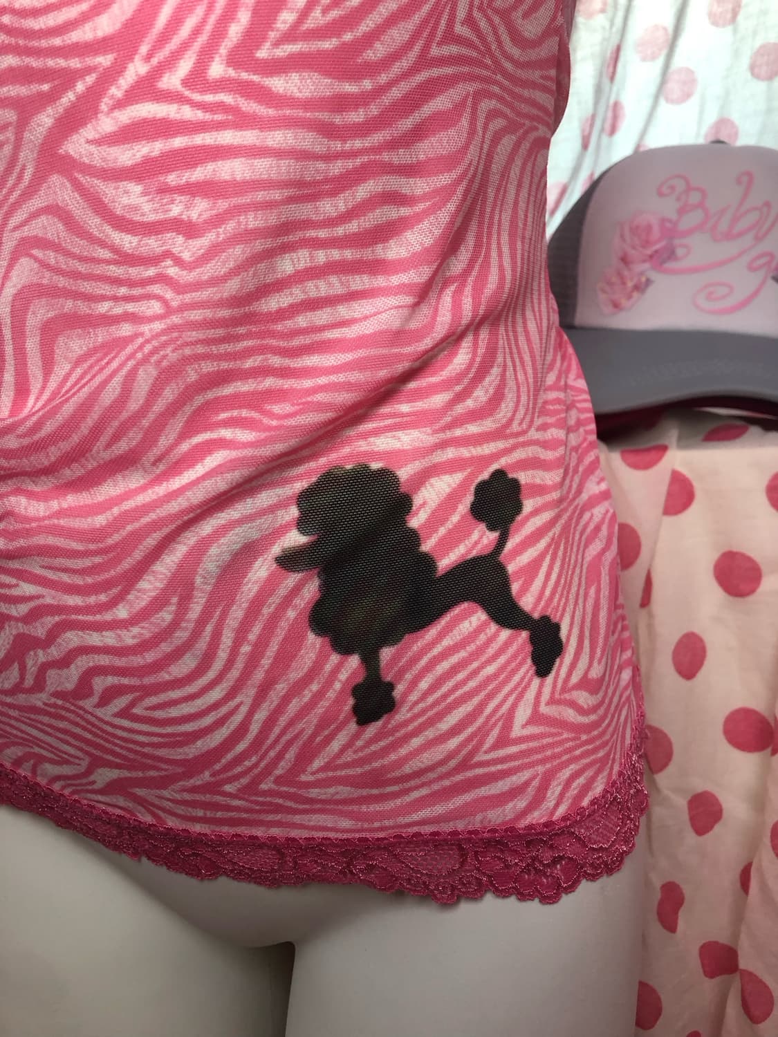 pink zebra sleeveless 상품이미지4