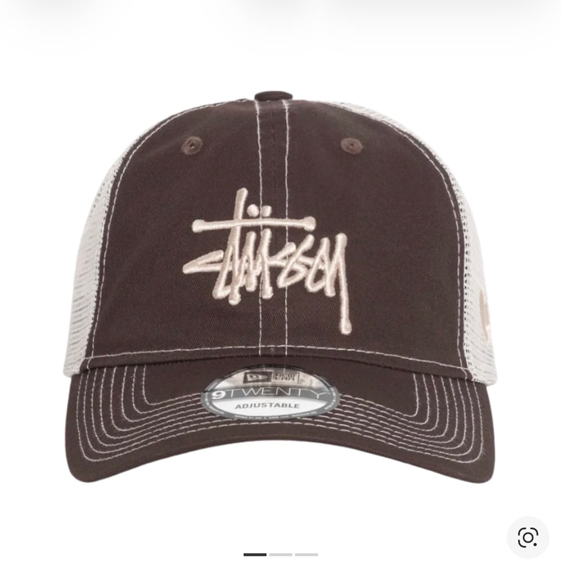 스투시 뉴에라 볼캡 베이직 트러커 브라운 상품이미지2