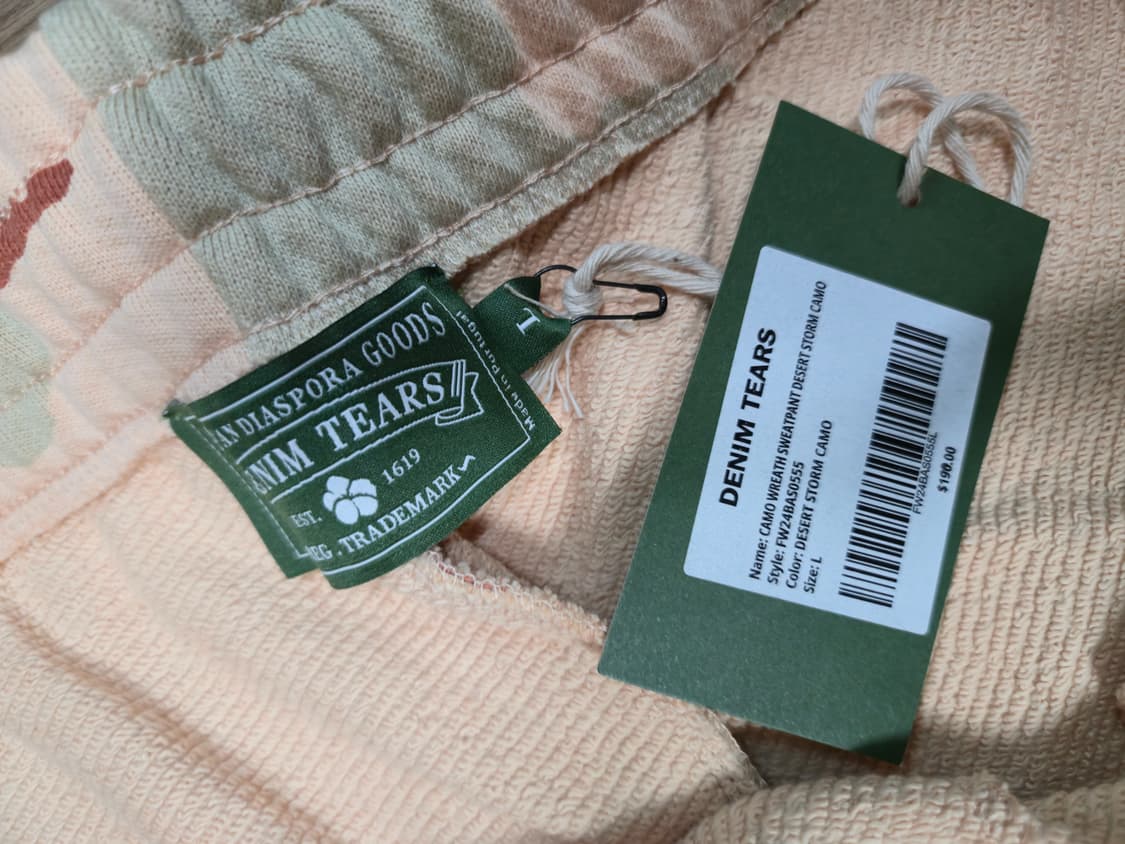 데님티어스 스웻팬츠 데저트 카모 L 새상품 상품이미지3