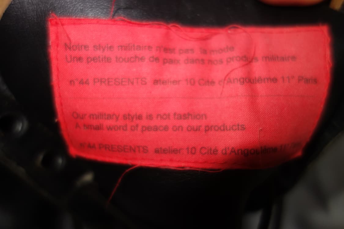 n°44 PRESENTS 프랑스 밀리터리 컴뱃부츠 상품이미지9