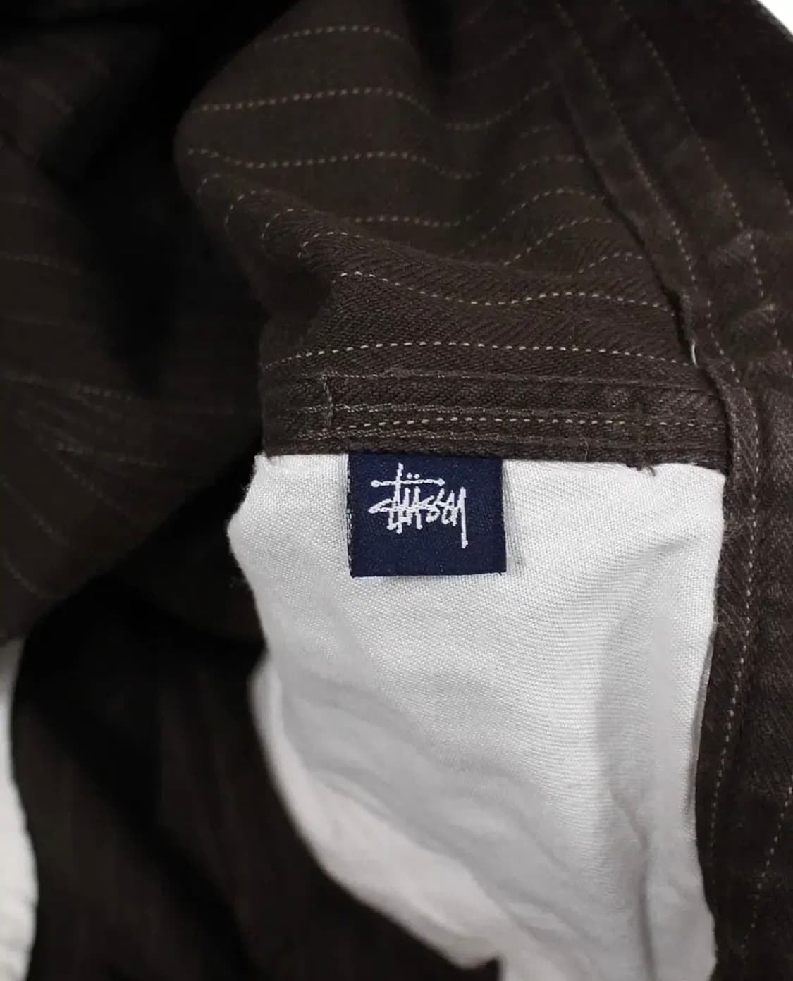 1990s 올드 스투시 스트라이프 워크 팬츠 90년대 빈티지 상품이미지5