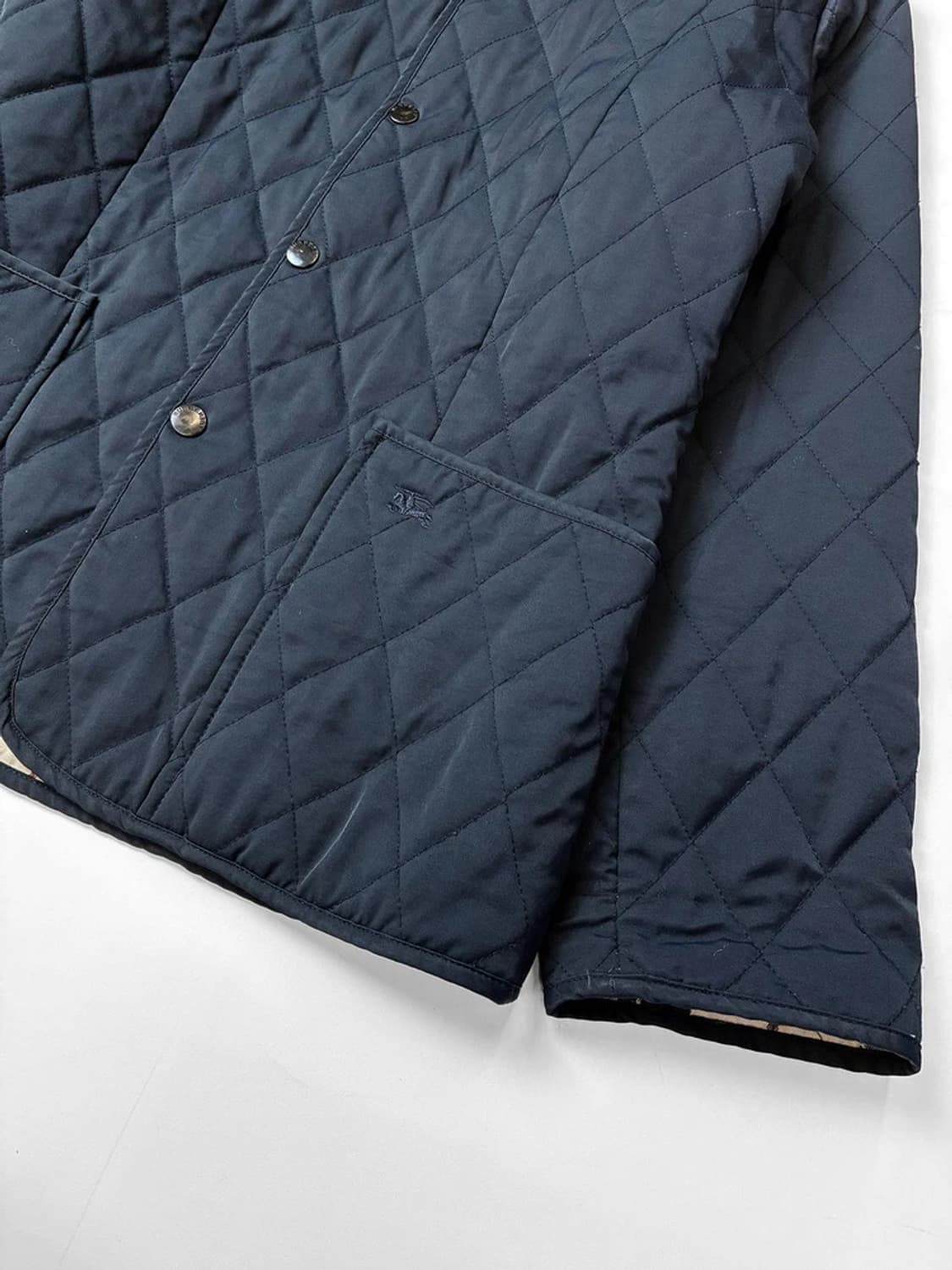 버버리 00's 체크 안감 퀼팅 자켓 PN5519    상품이미지3