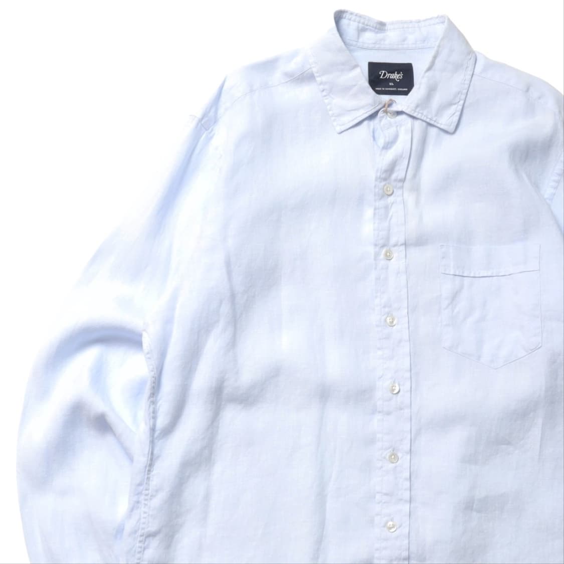 드레익스 Drake's Linen Shirt   상품이미지2