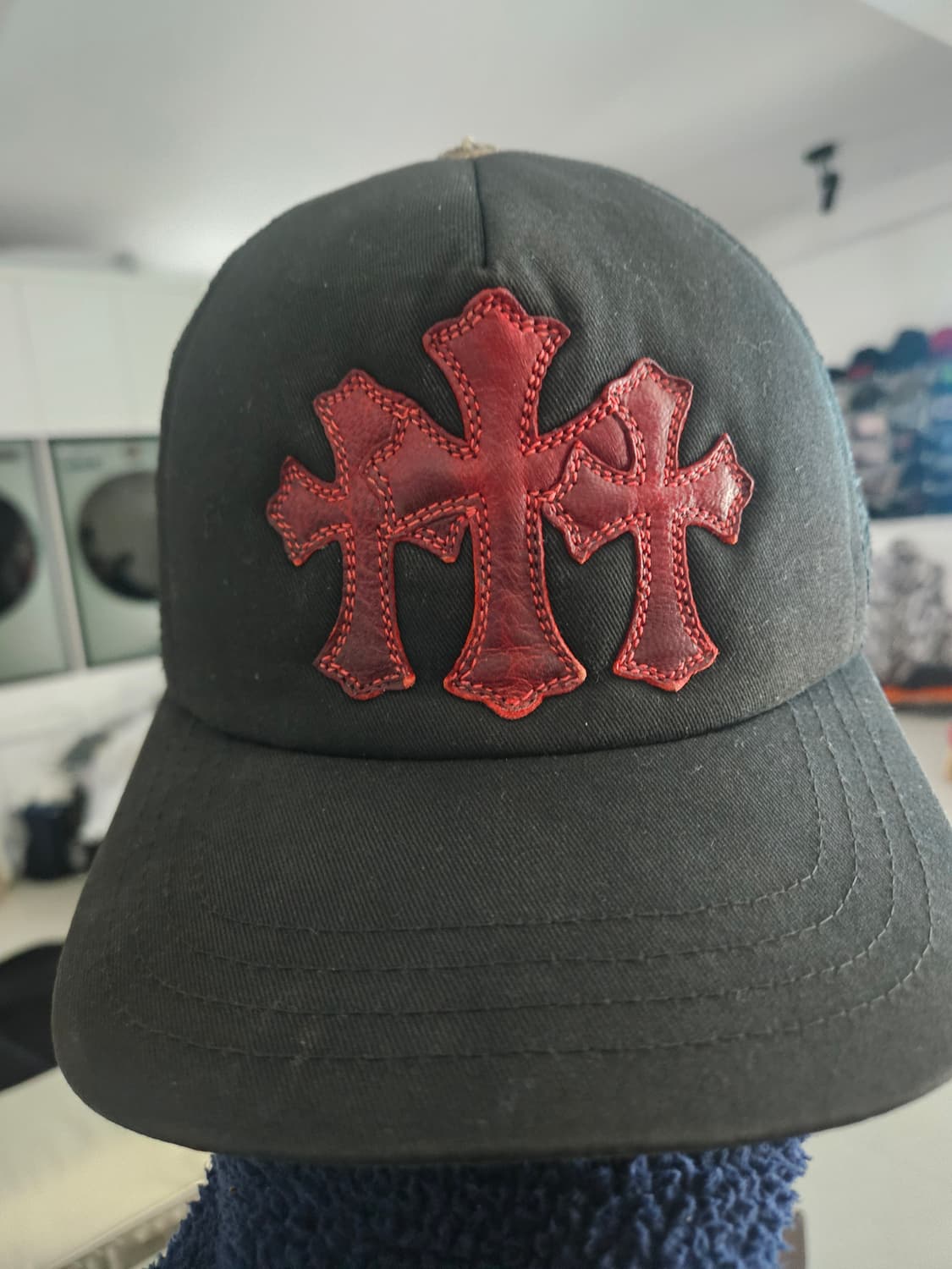 크롬하츠 신세계 정품 레더패치 캡 모자 상품이미지2