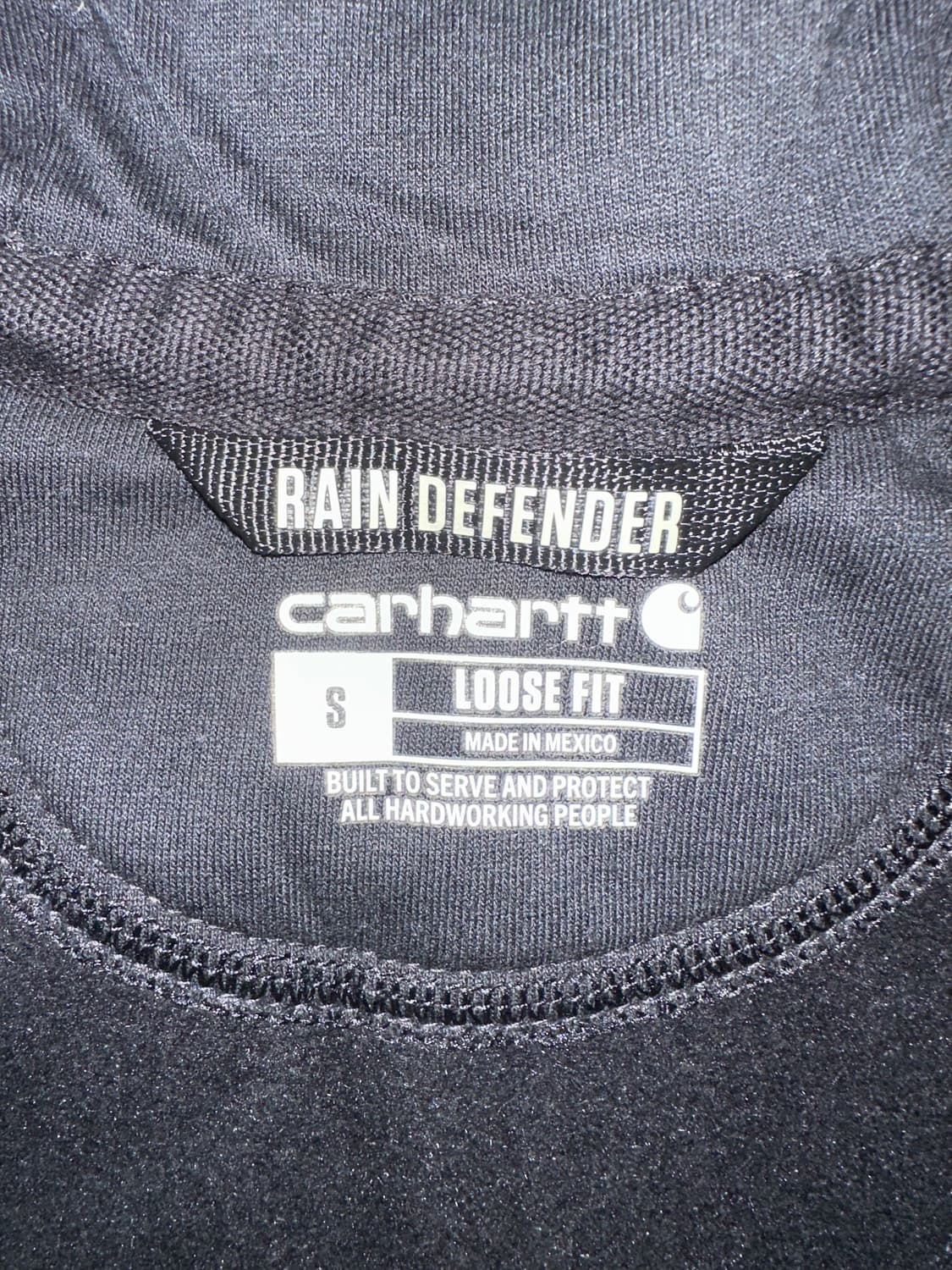 칼하트 블랙 후드집업 상품이미지3