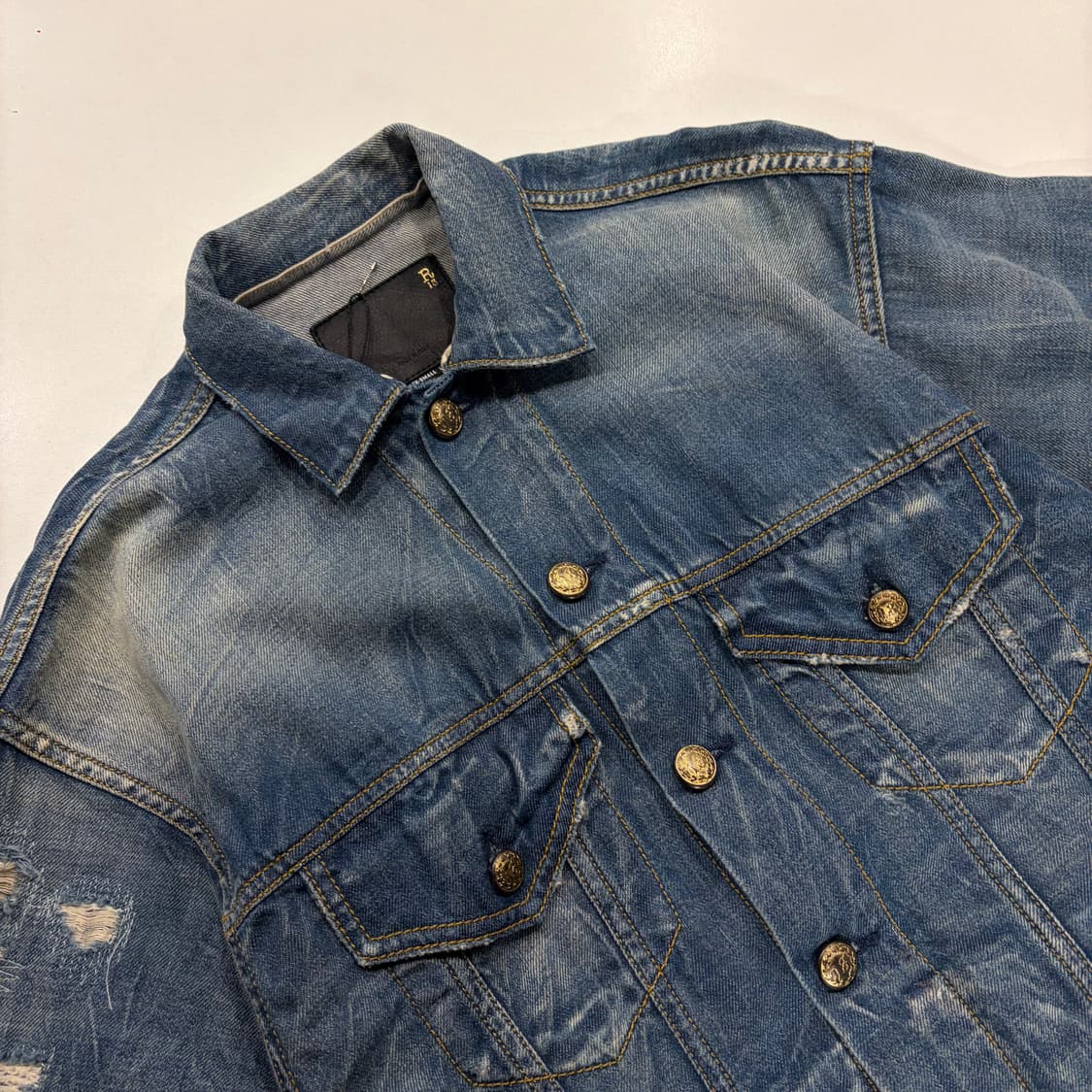 [XS] R13 알썰틴 오버사이즈 데님 자켓 B454 상품이미지3