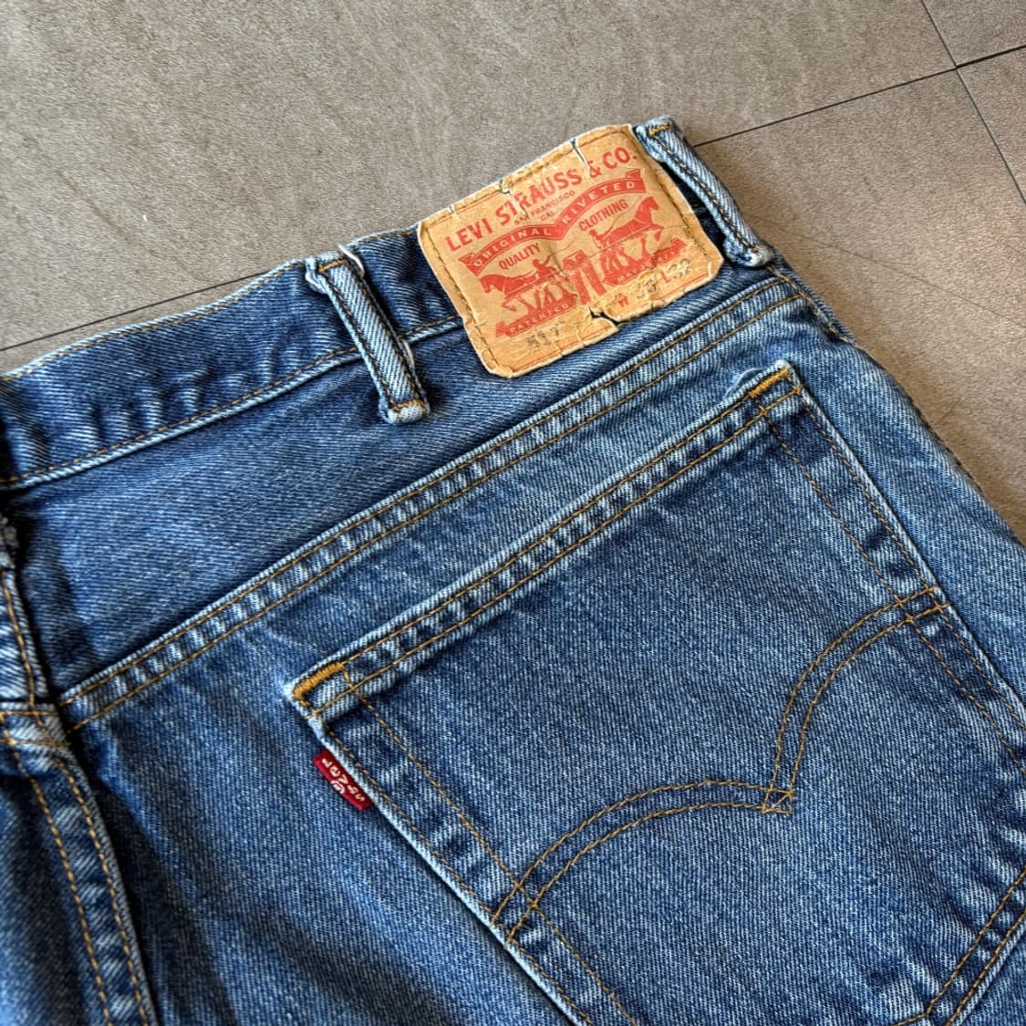 리바이스 정품 517 데님 팬츠 상품이미지9