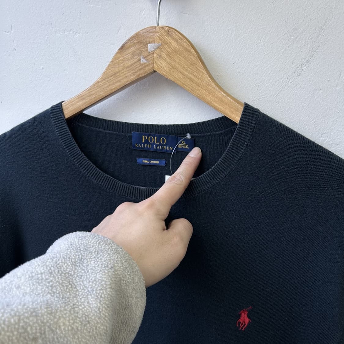 15821 - 폴로 랄프로렌 네이비 니트 (피마 코튼) 상품이미지3