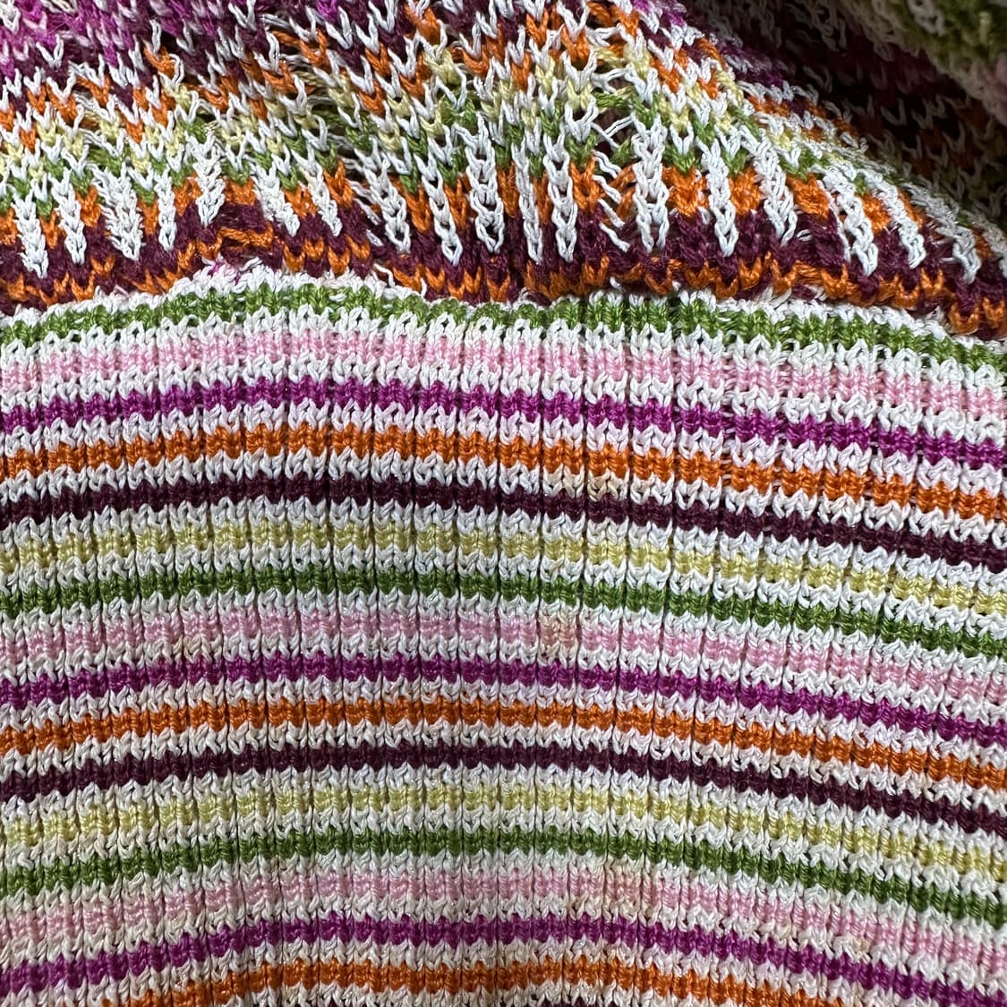 ✨ (바배) 미쏘니 니트 카라 반팔티  상품이미지5