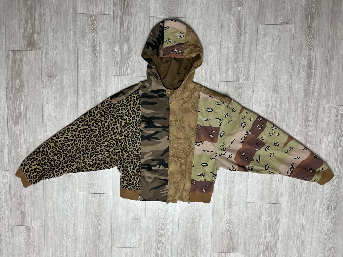 AJOBYAJO CAMOUFLAGE ZIP-UP HOODED JACKET 상품이미지1