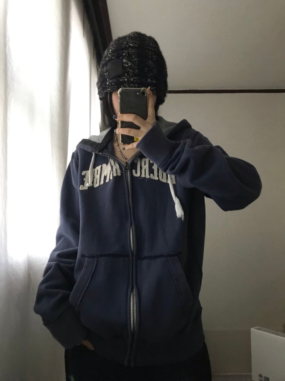 아베크롬비 네이비 후드집업 상품이미지1