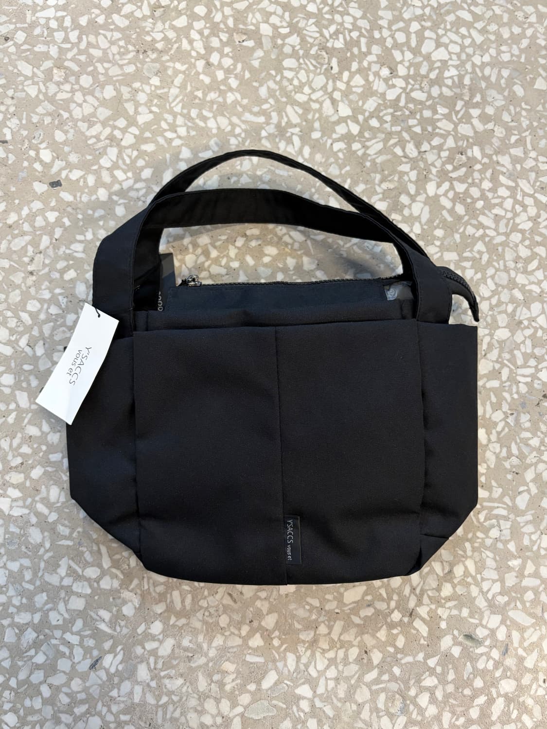 YSACCS Black Quilted Mini Tote Bag 상품이미지1