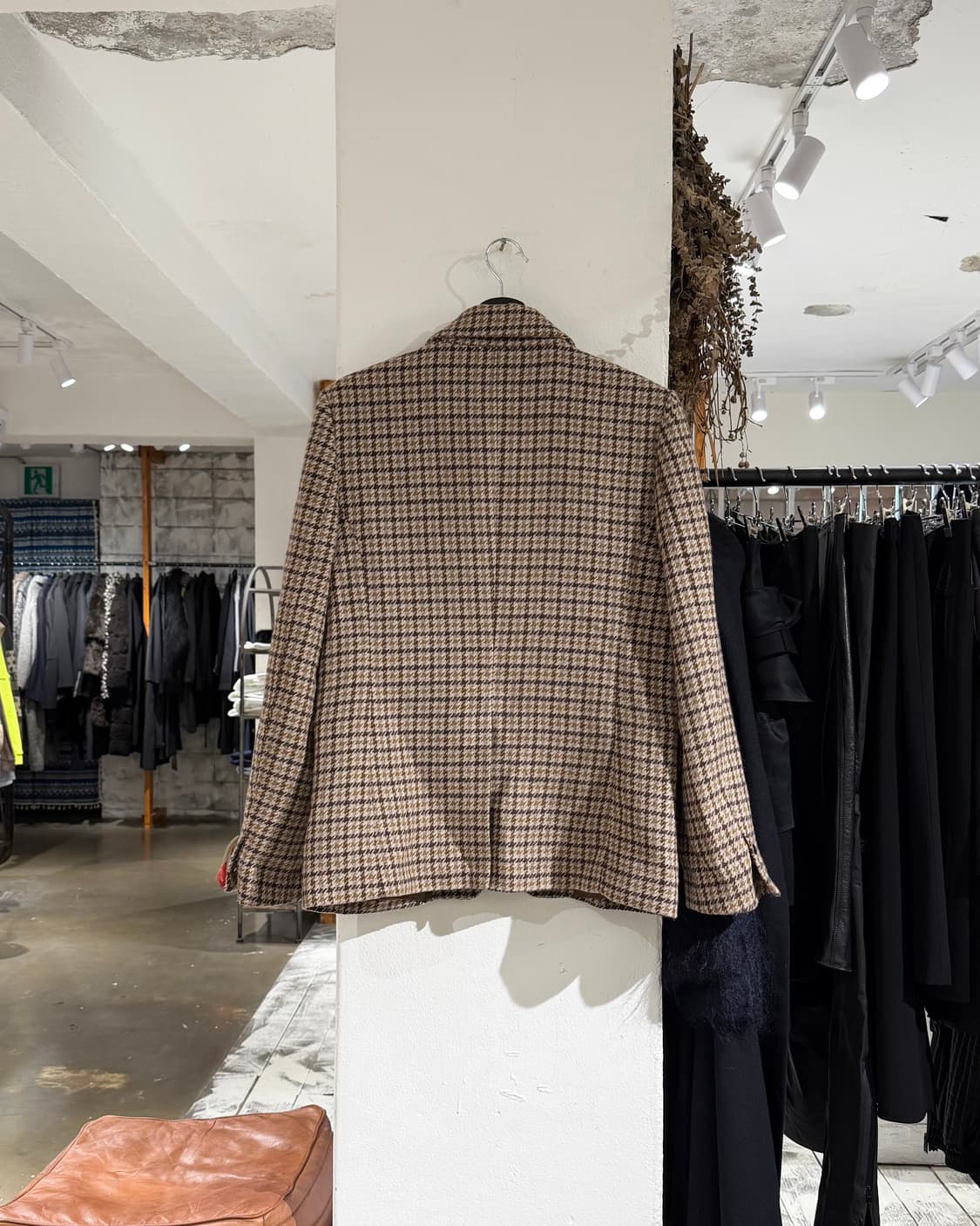 이자벨마랑 에뜨왈 아이보리 브라운 하운드투스 커스틴 울 자켓 상품이미지7