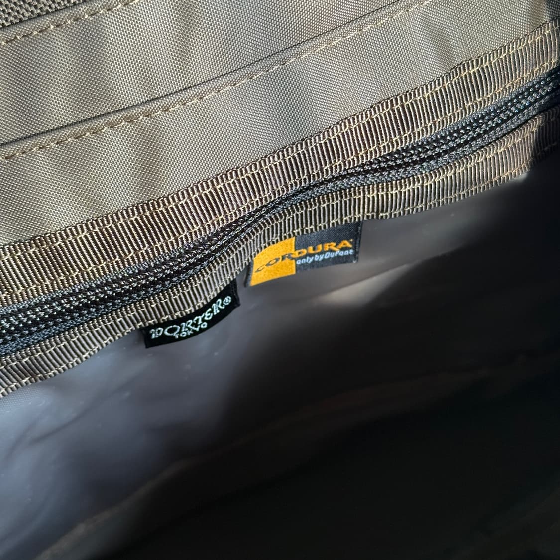 요시다포터 텐션 코듀라 토트백 올리브 상품이미지7