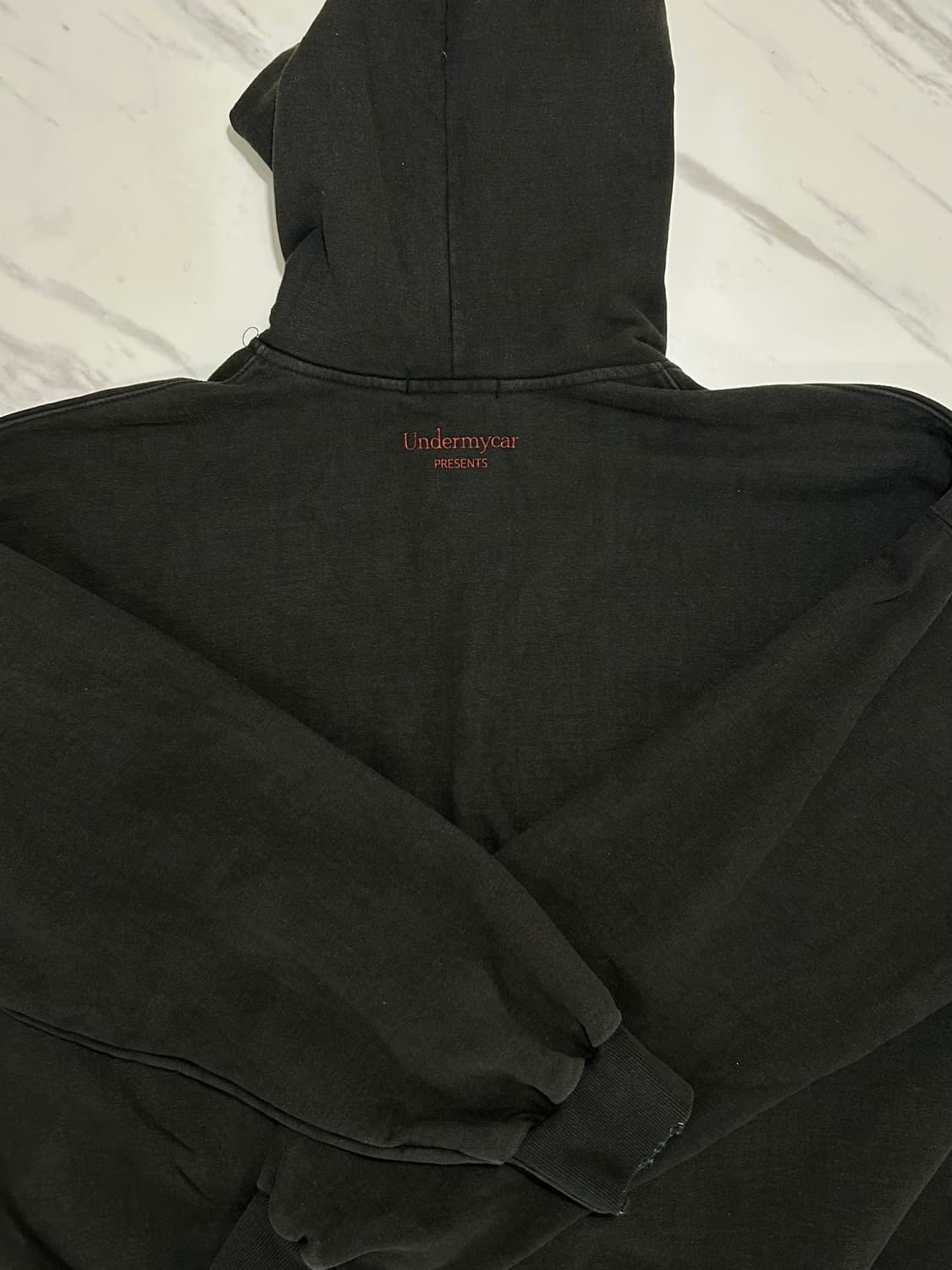 Undermycar 23ss Damage Washed Hoodie 2  상품이미지4