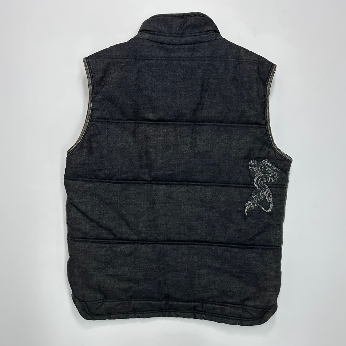 Diesel dragon denim padded vest 상품이미지8