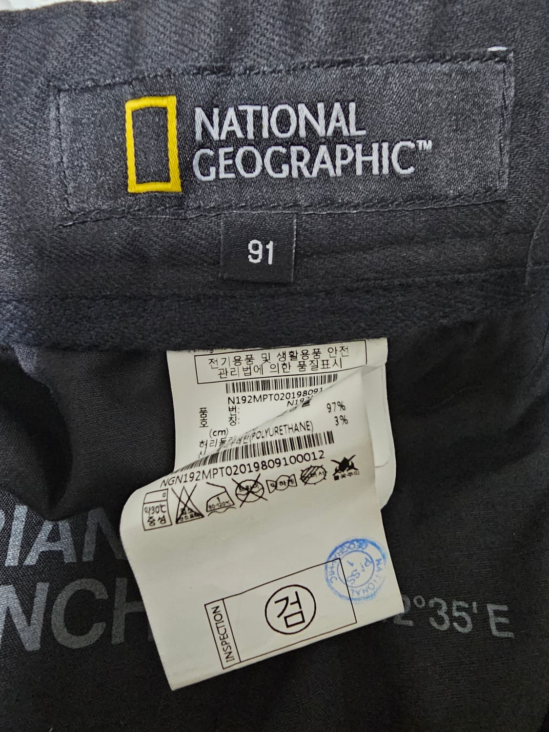 내셔널지오그래픽 와펜 카고팬츠 91(34) 상품이미지3