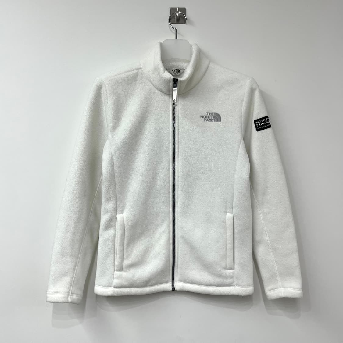 노스페이스 화이트라벨 밍크안감 화이트 후리스 자켓 상품이미지2