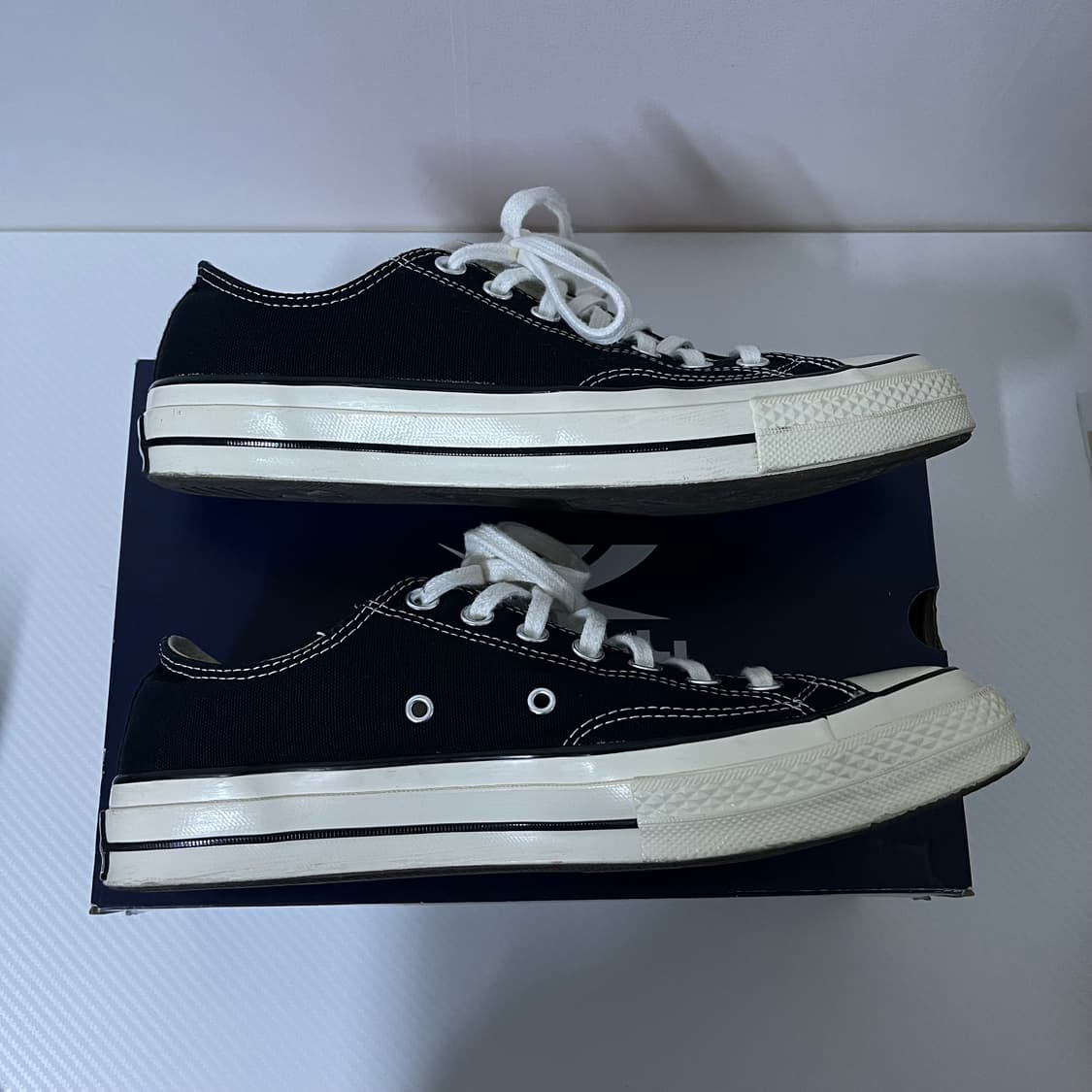 [정품, 275, 상태 우수] 컨버스 척 70 로우 블랙 상품이미지4