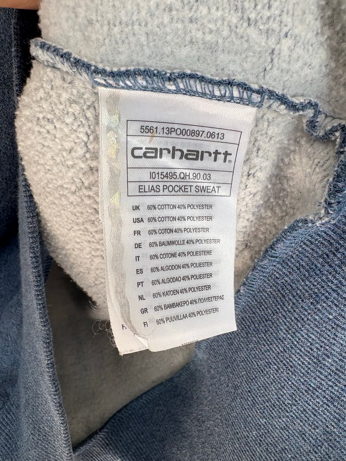 [XL]CARHARTT 블루니트 상품이미지8