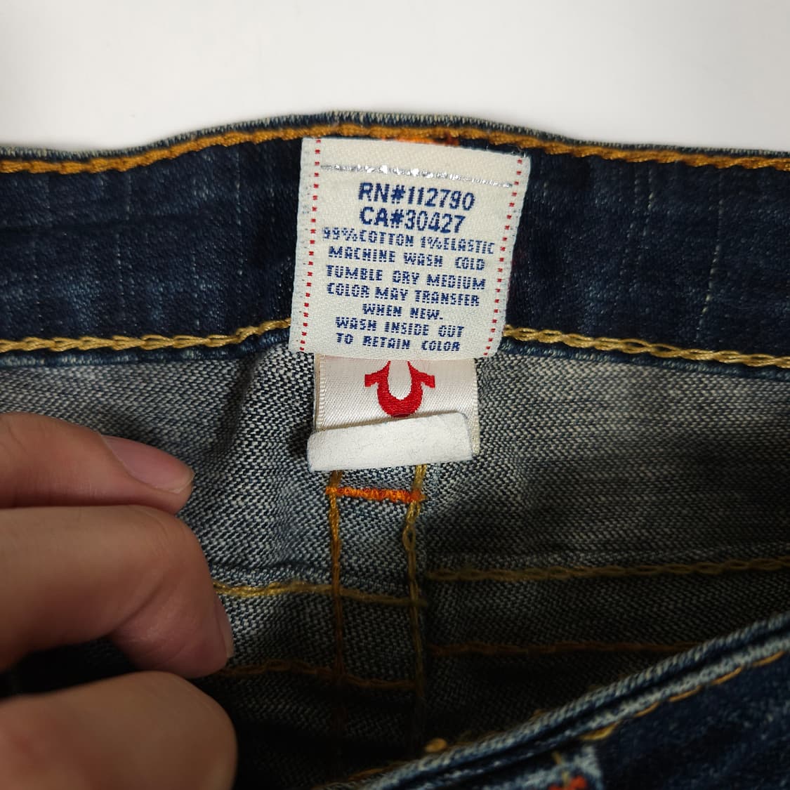 트루릴리전 로우라이즈 데님팬츠  상품이미지6