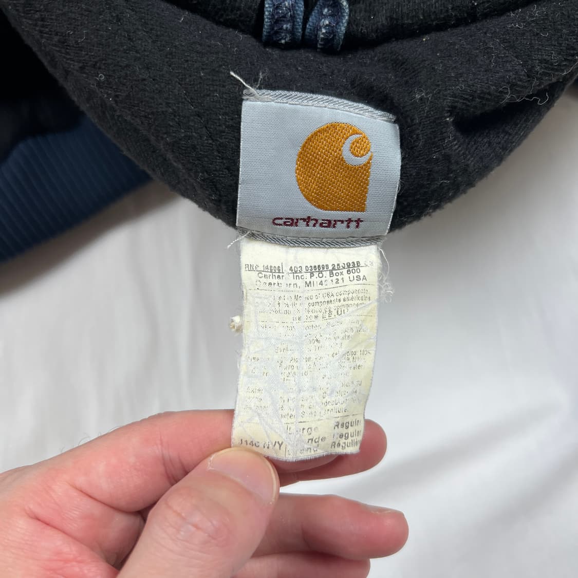 칼하트 carhartt 로고 후드 워크 자켓 상품이미지7