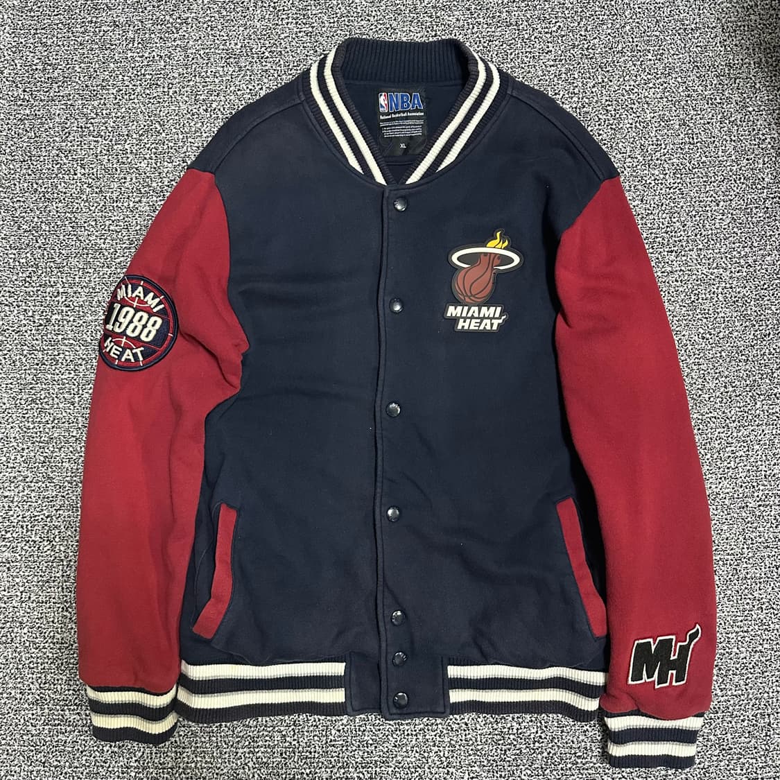 (XL) NBA 마이애미 히트 바시티 자켓 상품이미지1