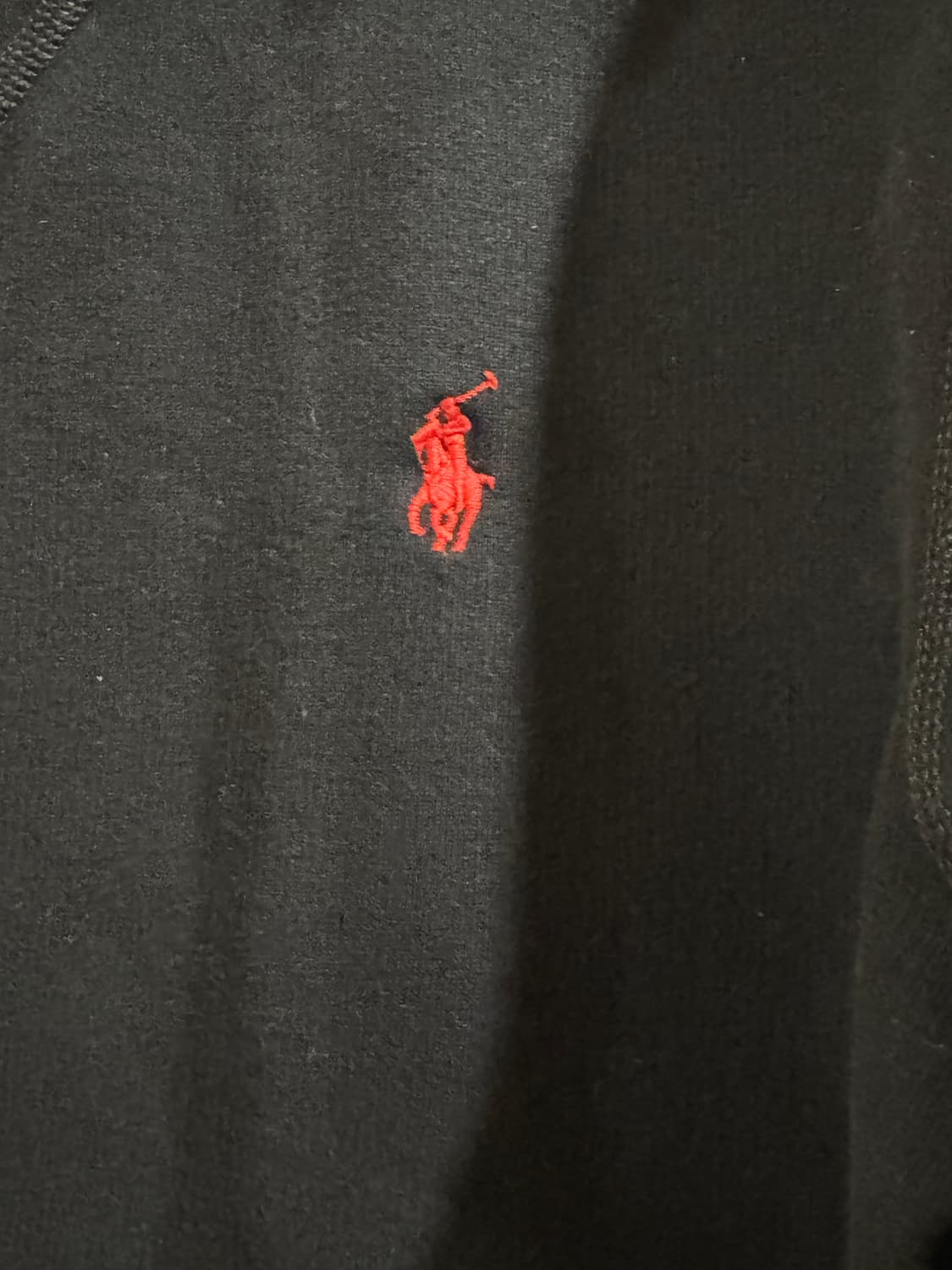 폴로 랄프 로렌 플리스 후드티 블랙 S 상품이미지2