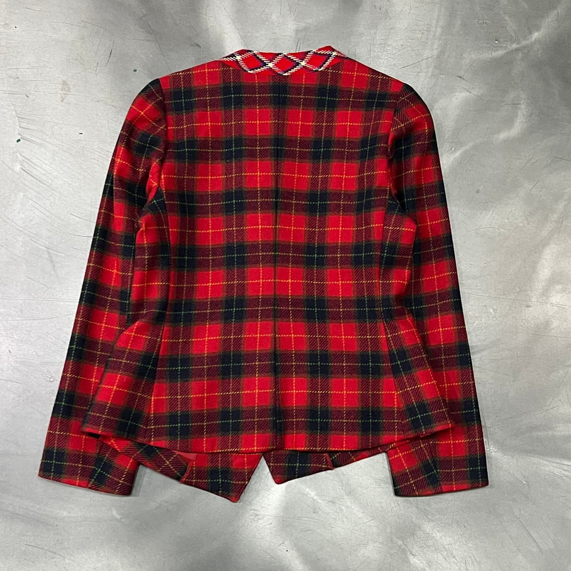  입생로랑 체크 트위드 자켓 y14960  상품이미지2