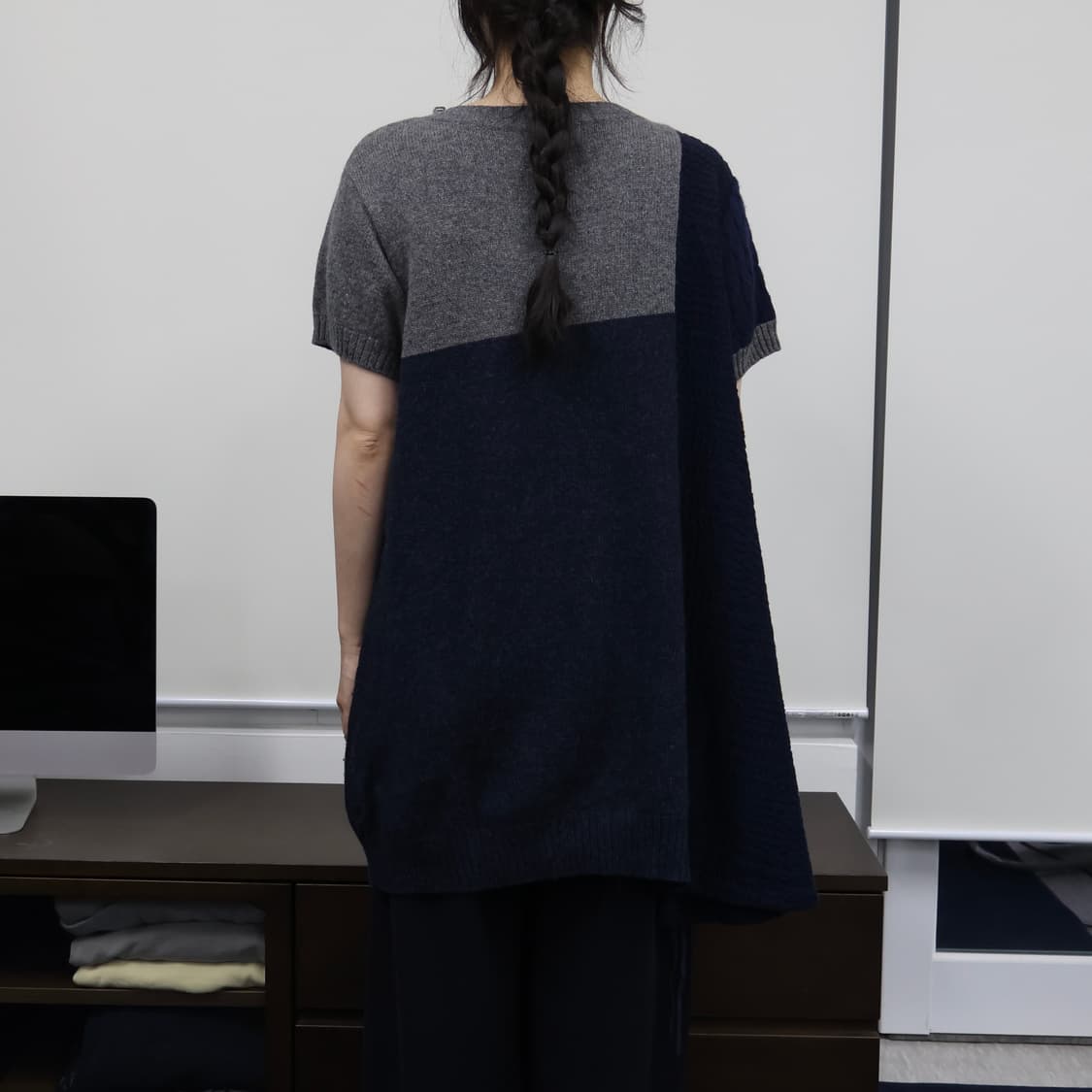 Gomme mixed texture sweater 상품이미지3