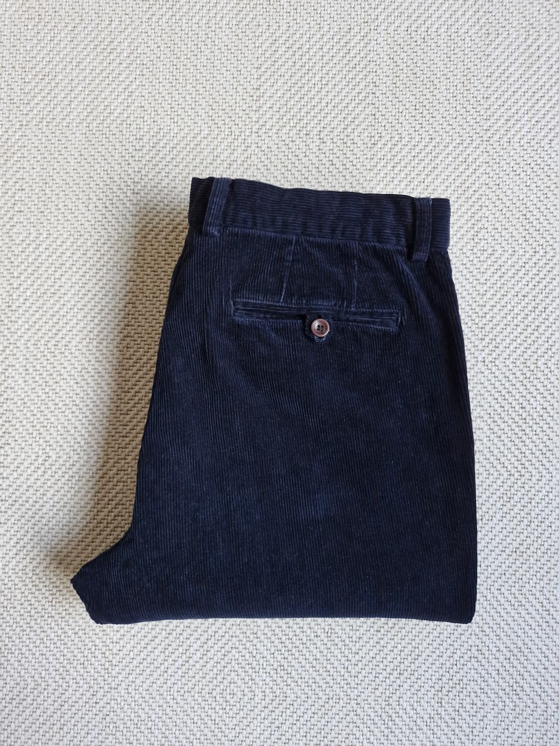 해지스 코듀로이 팬츠 네이비 33 상품이미지1