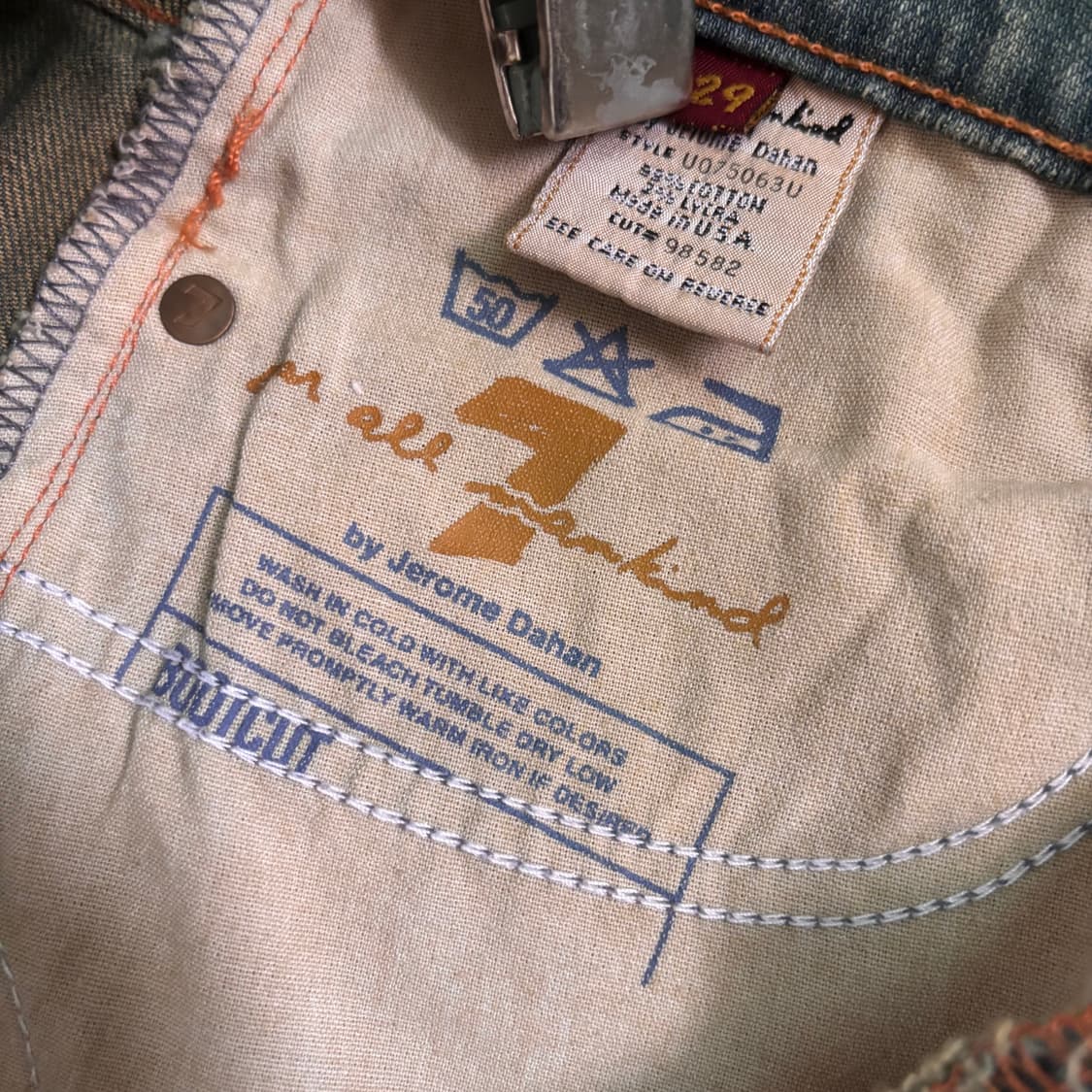 세븐진 29 부츠컷 데님 청바지 슬림 미국 수입 정품  상품이미지8