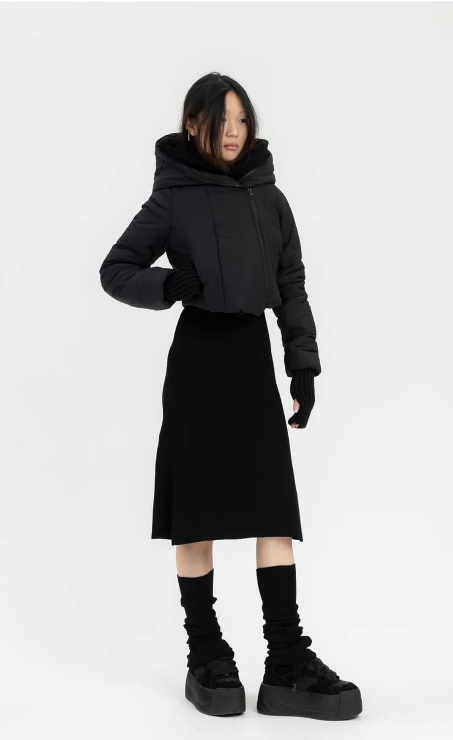 Hyein Seo 패딩 크롭 자켓 상품이미지2