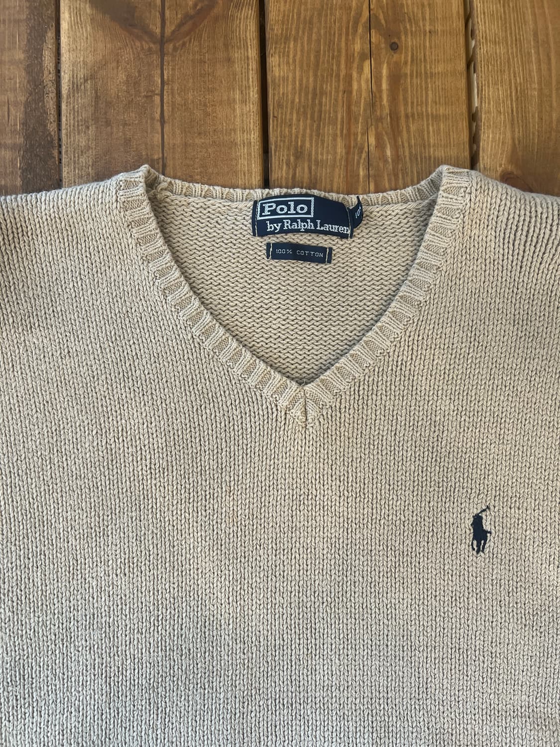 폴로 베이지 니트  상품이미지7