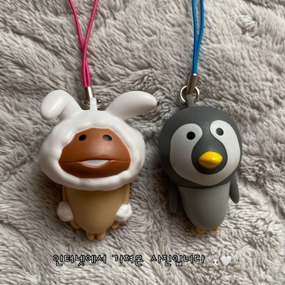 2012 고전 나메코 토끼 스트랩 키링 상품이미지3