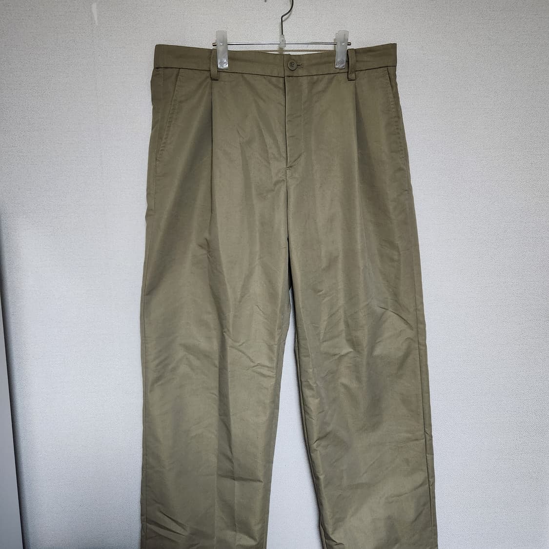 24년 마인드브리지 꾸뛰르 원턱 와이드 팬츠 남36 상품이미지1