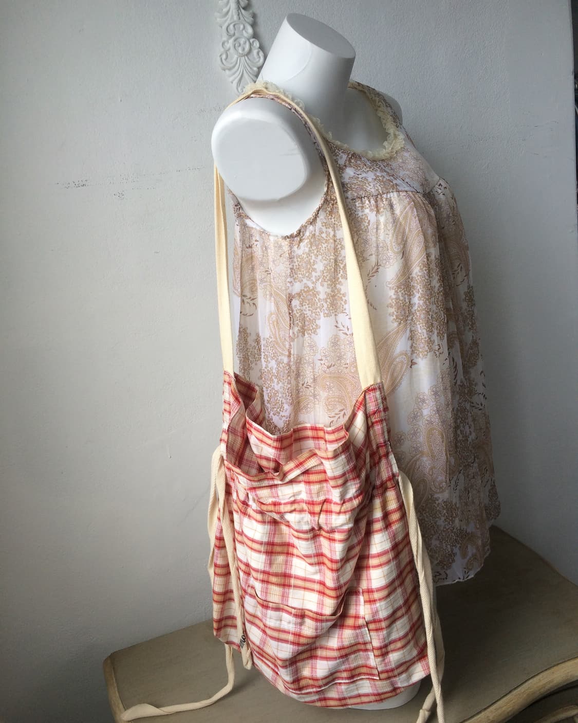 check pattern tote bag 상품이미지5
