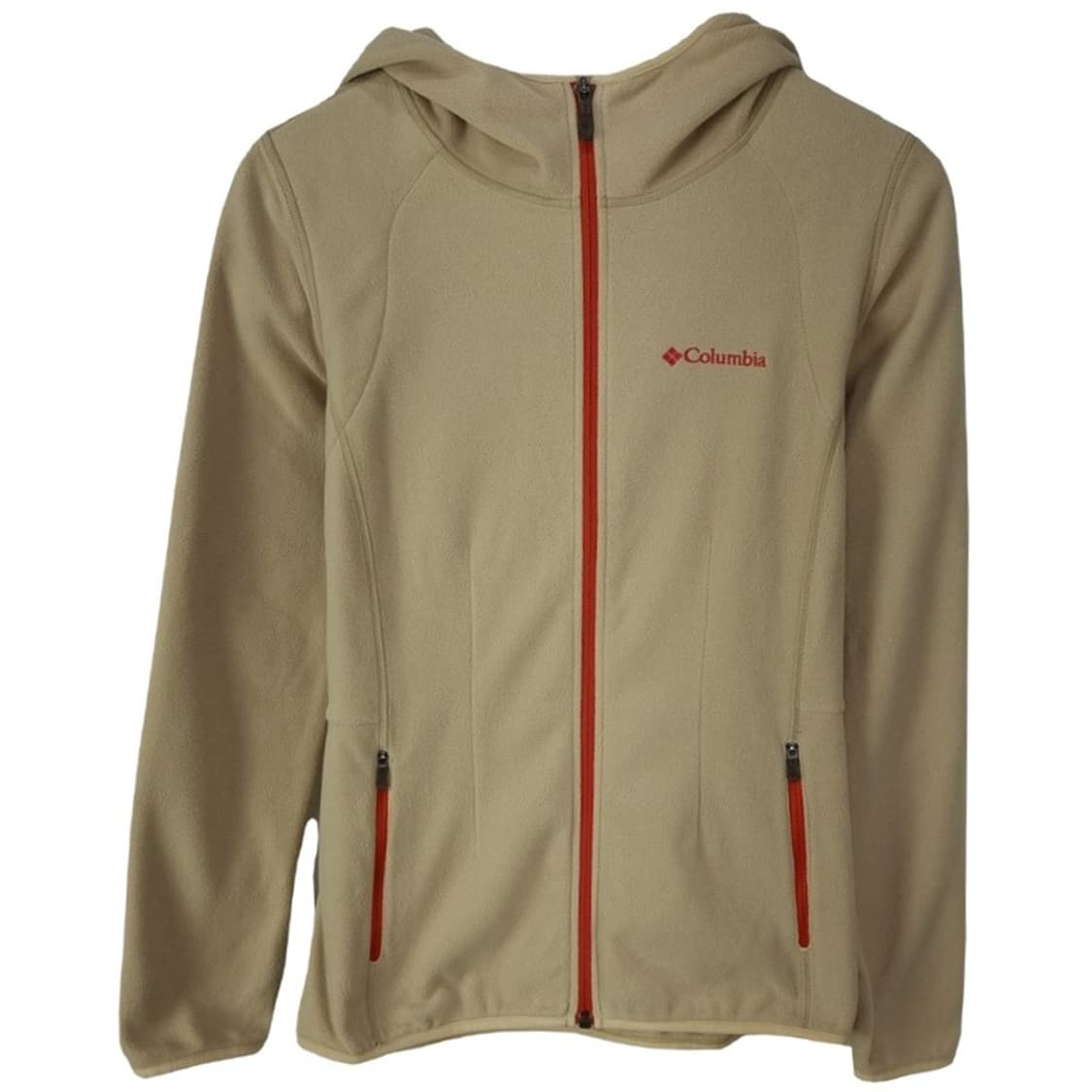 [컬럼비아] 로고 자수 플리스 후리스 후드 집업 베이지 M19186 상품이미지2