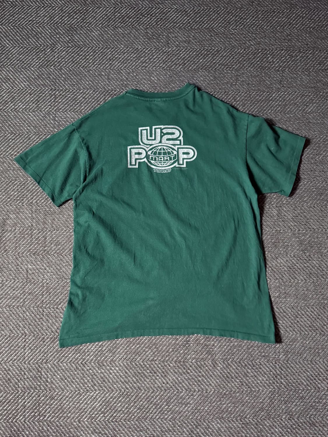 1997s U2 팝마트 투어 빈티지 싱글 스티치 티셔츠 (105) 상품이미지2