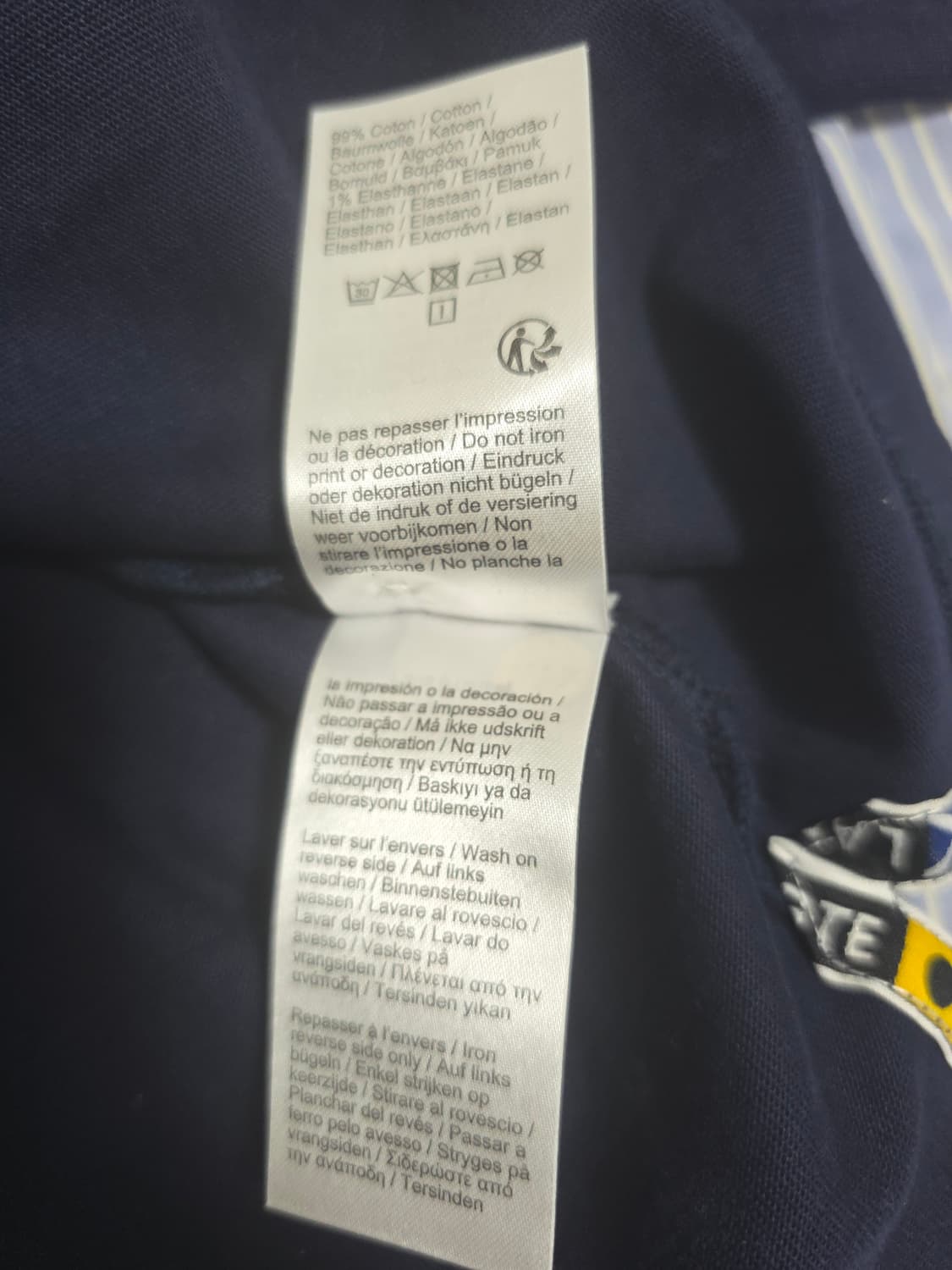 라코스테 Lacoste 세일링 기어 긴팔 폴로 셔츠 네이비 XS (유니섹 상품이미지8