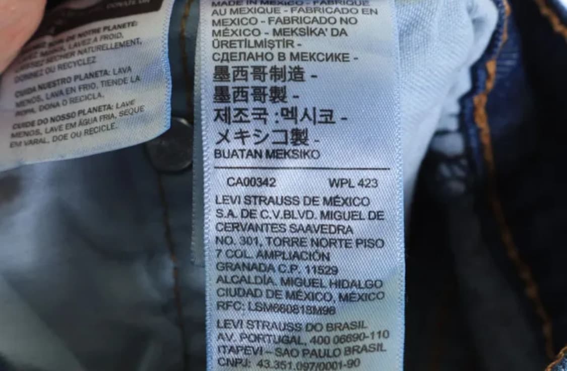 LEVIS 면 502 MEXICO 데님팬츠 UNISEX(32인치 상품이미지8