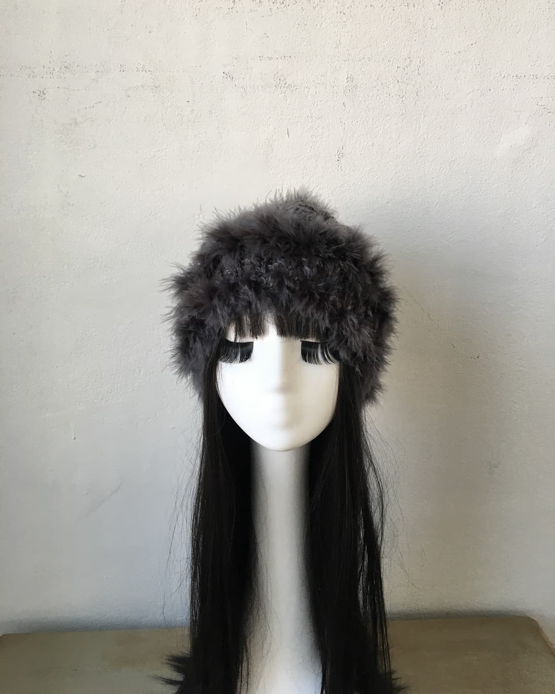 fur trimming knit beanie 상품이미지4