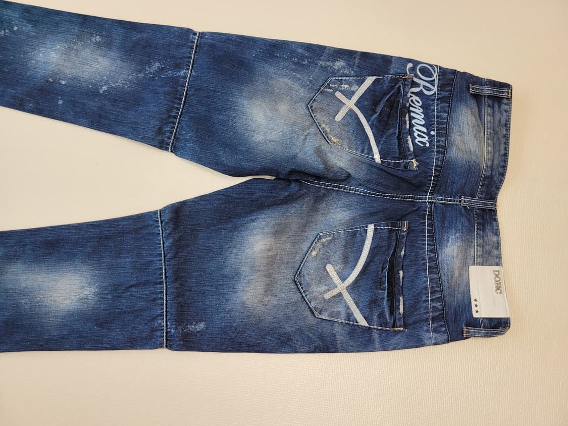 도크 DOHC 엠보워싱 청바지 32 딥블루 상품이미지9