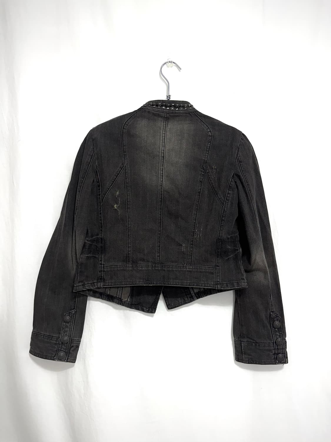 Stud denim crop jacket  상품이미지4