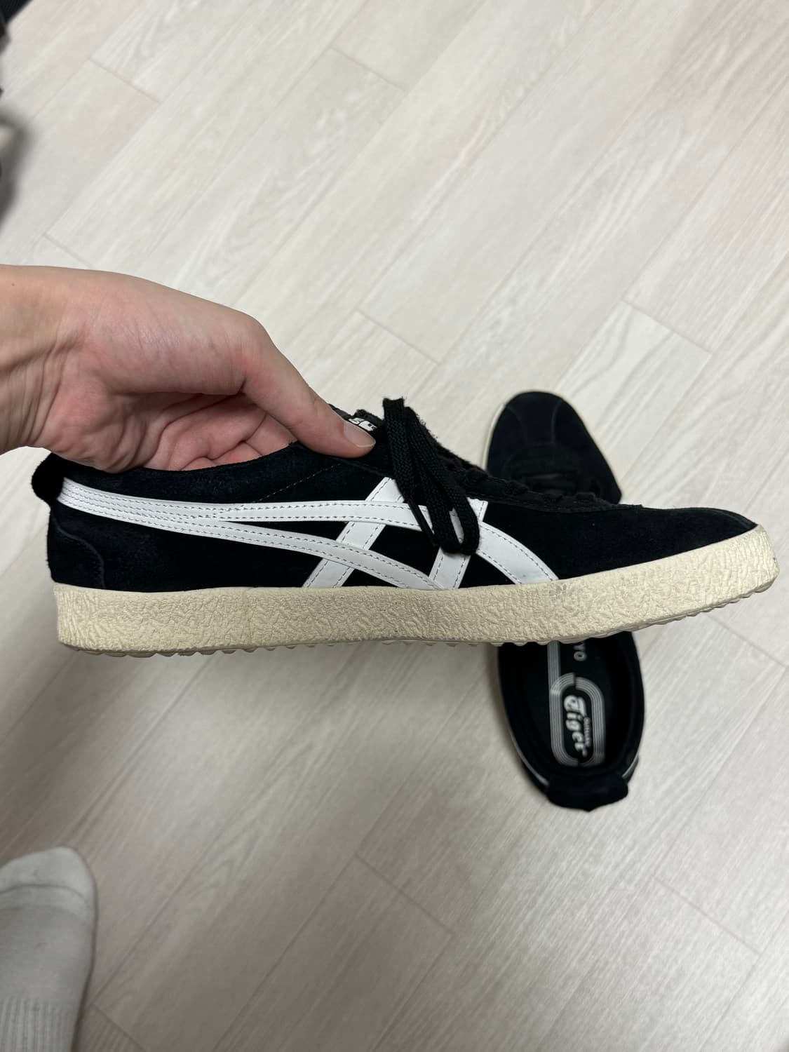 280 사이즈 오니츠카 타이거 멕시코 델리게이션 블랙 화이트 상품이미지3